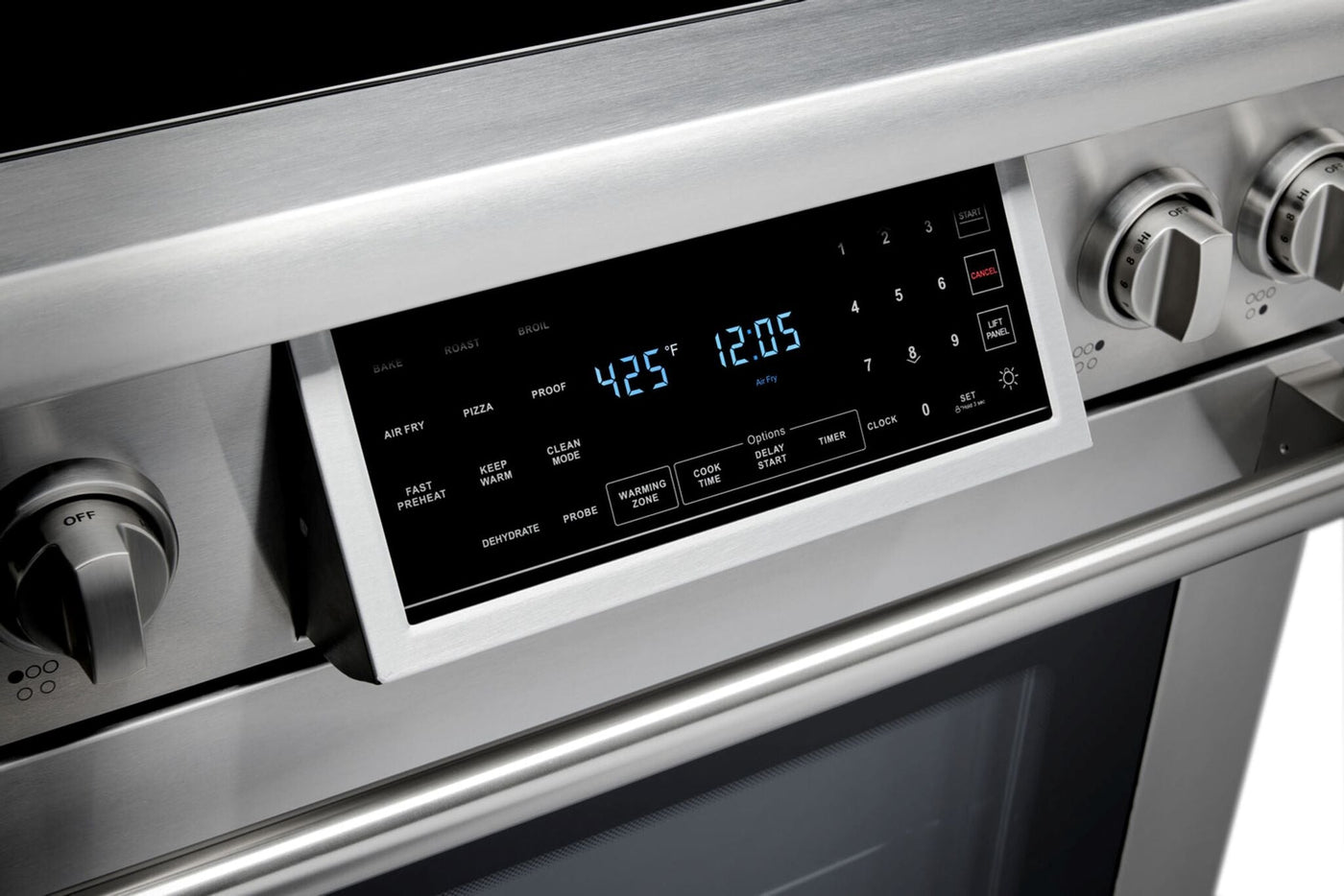 Thor Kitchen Stainless Steel Freestanding Tilt-Panel Electric Range (4.55 cu.ft.) - TRE3001