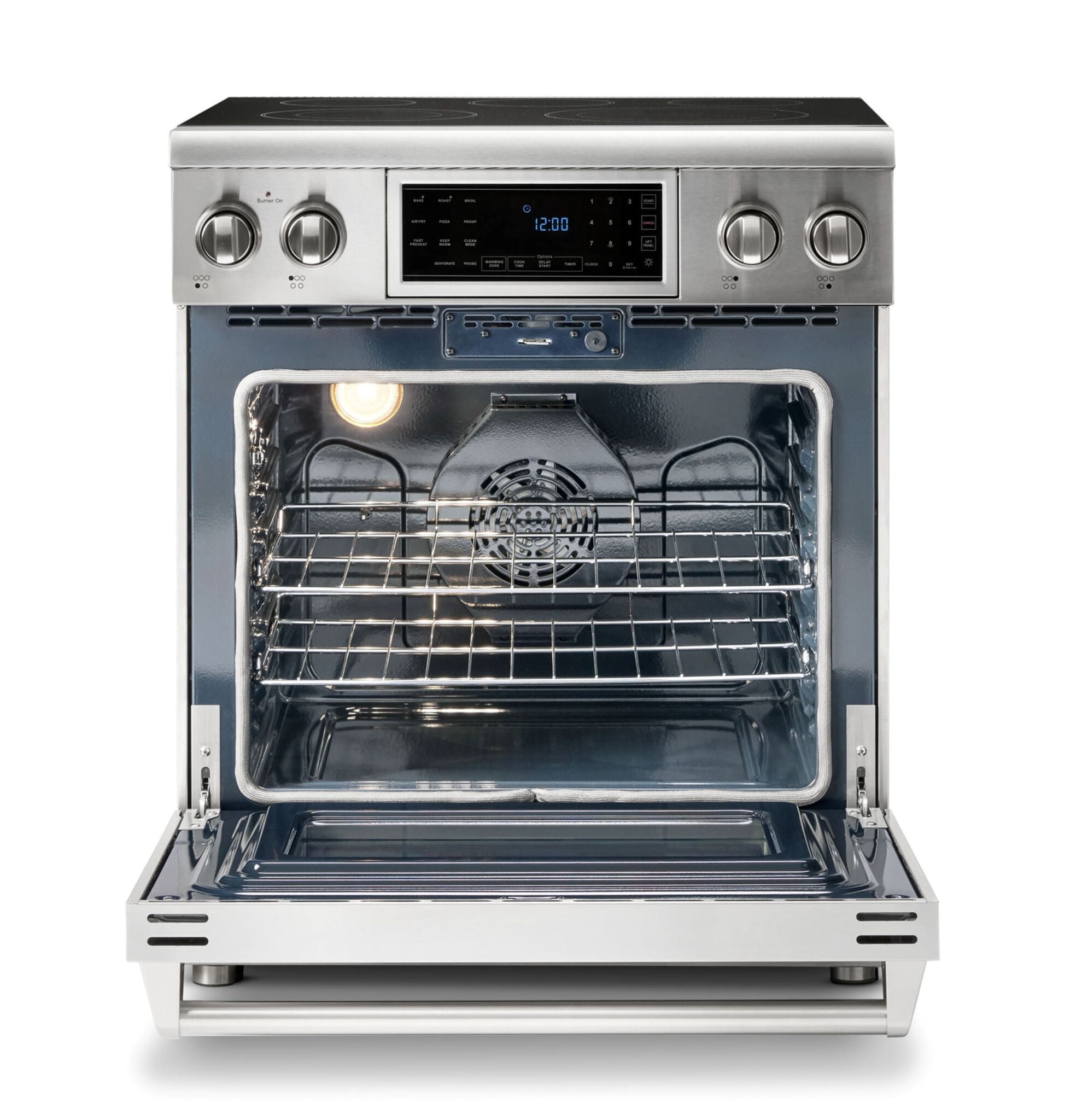 Thor Kitchen Stainless Steel Freestanding Tilt-Panel Electric Range (4.55 cu.ft.) - TRE3001