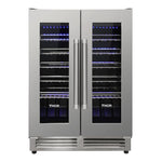 Thor Kitchen Stainless Steel Dual Zone French Door Wine Cooler - TWC2402