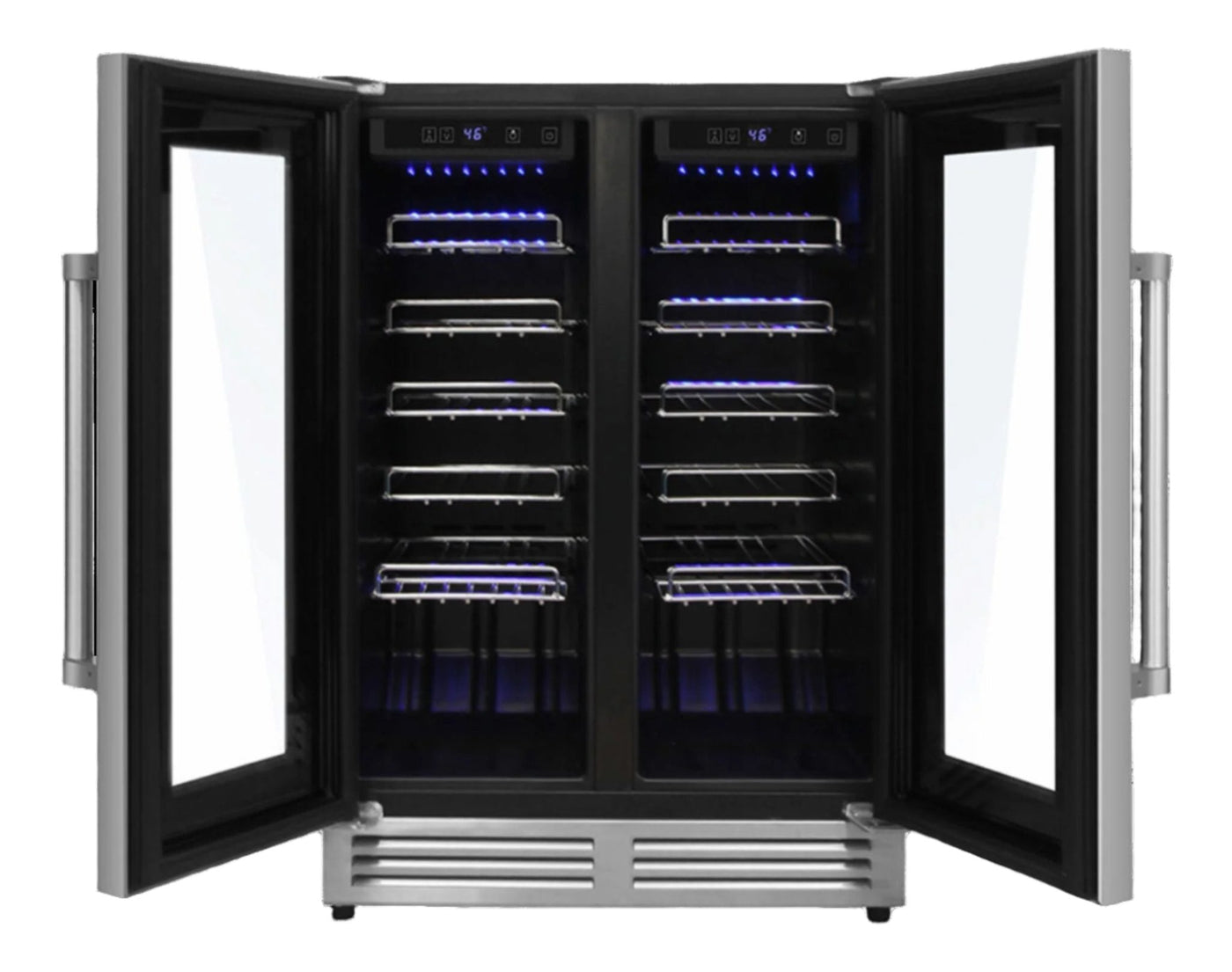 Thor Kitchen Stainless Steel Dual Zone French Door Wine Cooler - TWC2402