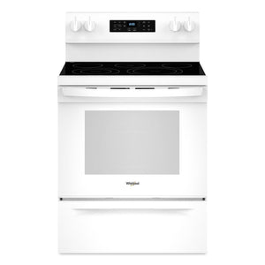 Whirlpool White Electric Freestanding Range (5.3 Cu.Ft.) - YWFES5030RW