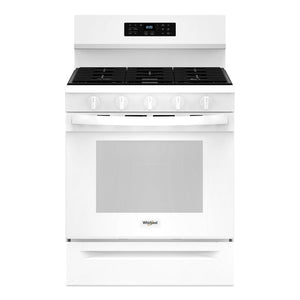 Whirlpool White Gas Freestanding Range (5 Cu.Ft.) - WFGS5030RW