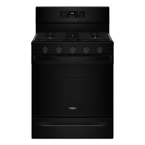 Whirlpool Black Gas Freestanding Range (5 Cu.Ft.)- WFGS5030RB