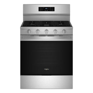 Whirlpool Fingerprint Resistant Stainless Steel Gas Freestanding Range (5 Cu.Ft.) - WFGS5030RZ
