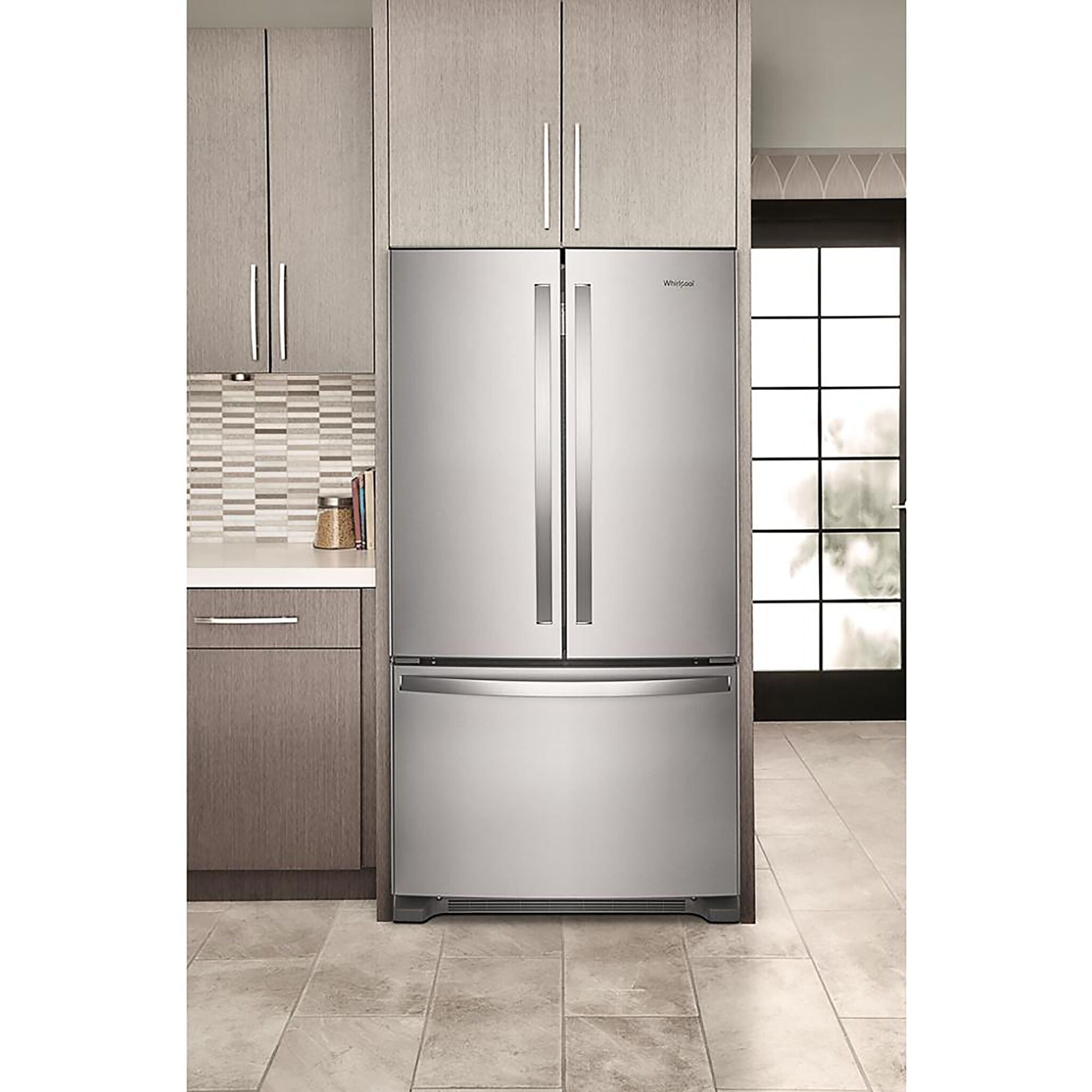 Whirlpool Fingerprint Resistant Stainless Steel French Door Refrigerator (20 Cu.Ft.) - WRFC2036RZ