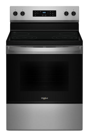 Whirlpool Stainless Steel 30" Electric Range (5.30 Cu Ft) - YWFES3530RS