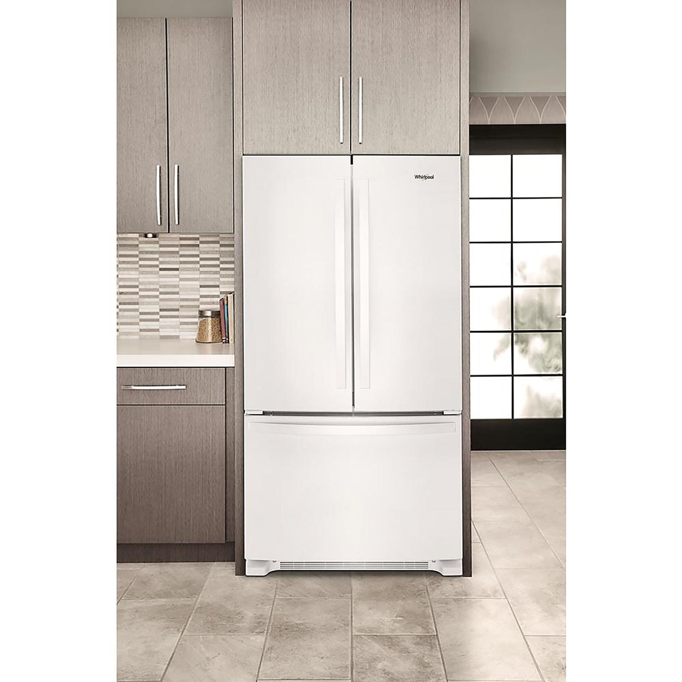 Whirlpool White French Door Refrigerator (25.2 Cu.Ft.) - WRFF3036RW