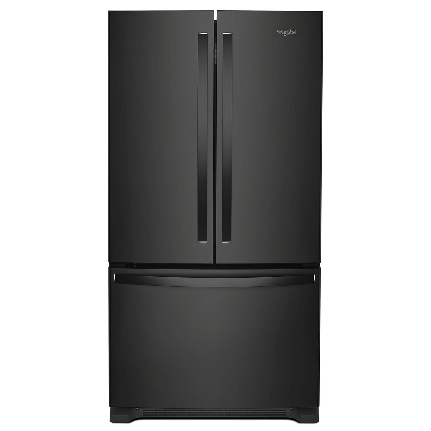 Whirlpool Black French Door Refrigerator (25.2 Cu.Ft.) - WRFF3036RB