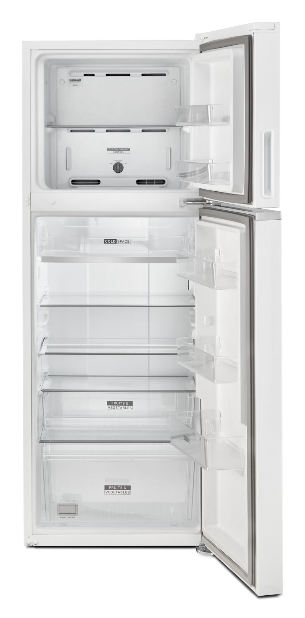Whirlpool White 24.38" Top-Freezer Refrigerator (12.90 Cu Ft) - WRT313CZLW