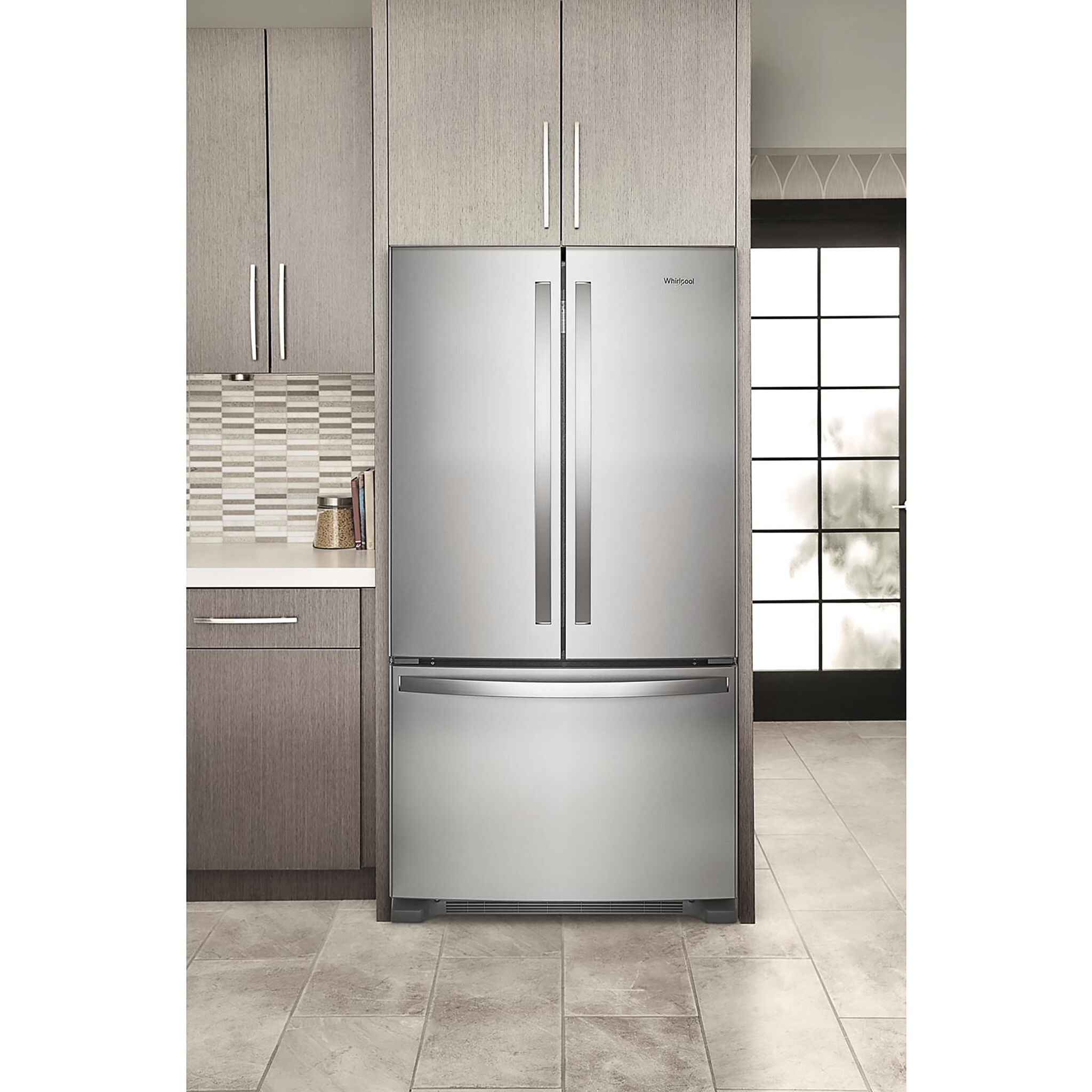 Whirlpool Fingerprint Resistant Stainless Steel French Door Refrigerator (25.2 Cu.Ft.) - WRFF3236RZ