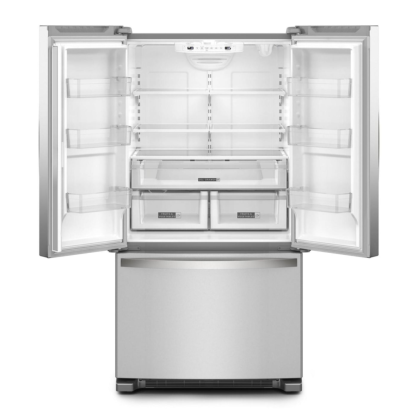 Whirlpool Fingerprint Resistant Stainless Steel French Door Refrigerator (25.2 Cu.Ft.) - WRFF3036RZ