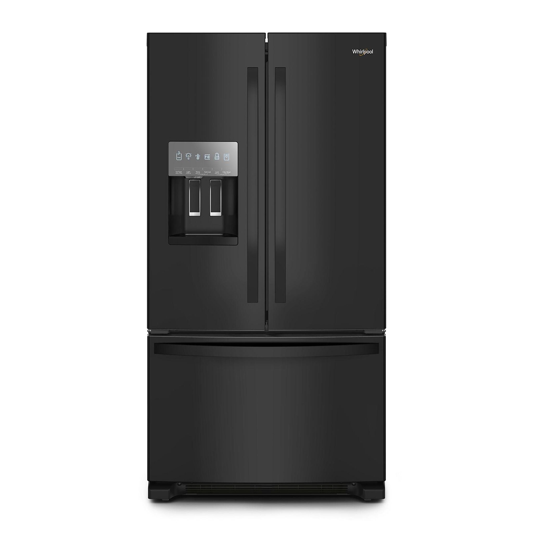Whirlpool Black French Door Refrigerator (24.7 Cu.Ft.) - WRFF3436RB