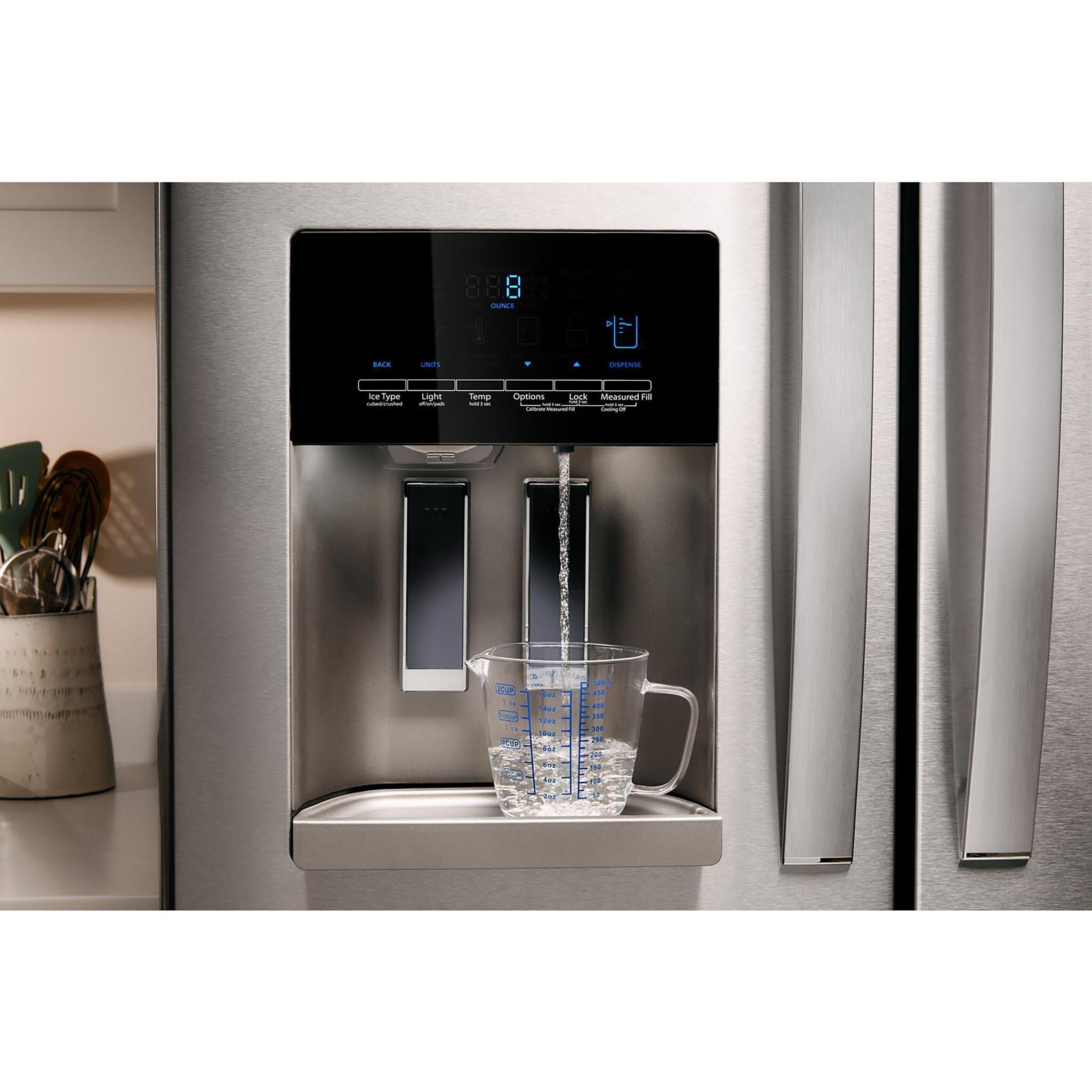 Whirlpool Fingerprint Resistant Stainless Steel French Door Refrigerator (24.5 Cu. Ft.) - WRMF3636RZ