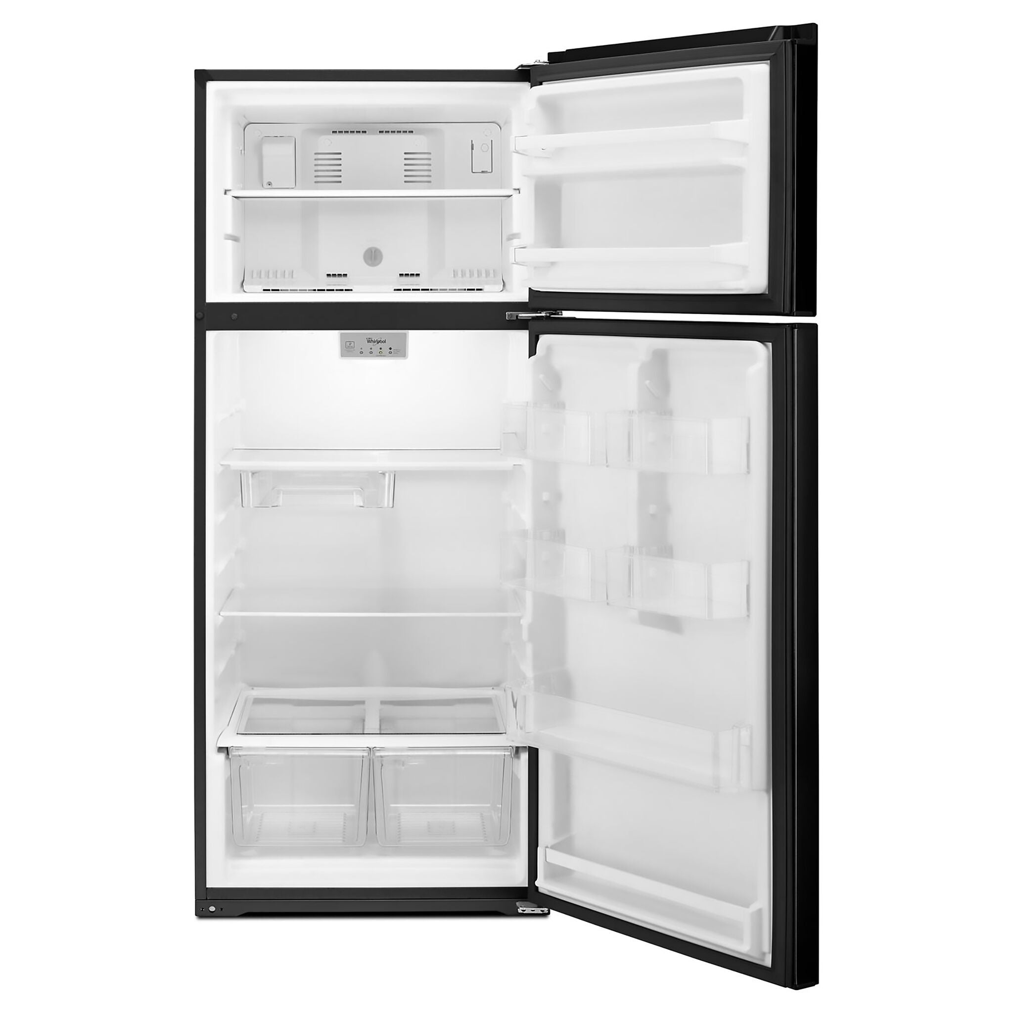 Whirlpool Black Top-Freezer Refrigerator (18 Cu. Ft.) - WRT518SZFB