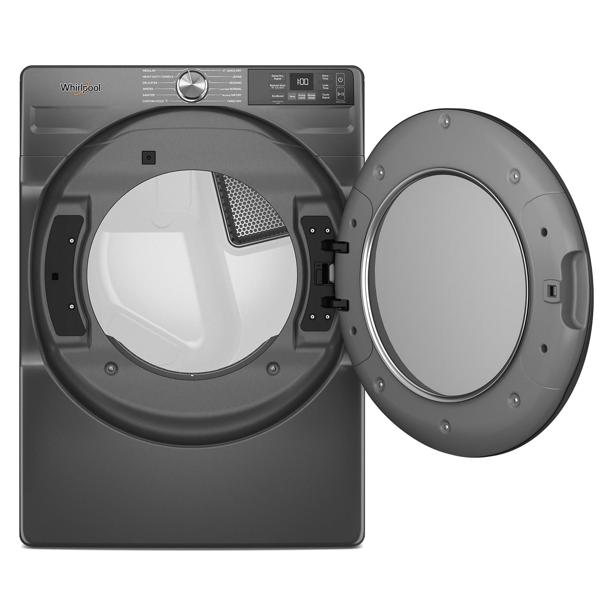 Whirlpool Volcano Black Gas Dryer with Wrinkle Shield™ (7.4 Cu.Ft.) - WGD5720RU