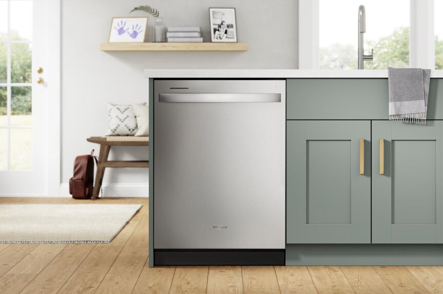 Whirlpool Fingerprint Resistant Stainless Steel Dishwasher with 3rd Rack (47 dBA) - WDT970SAKZ