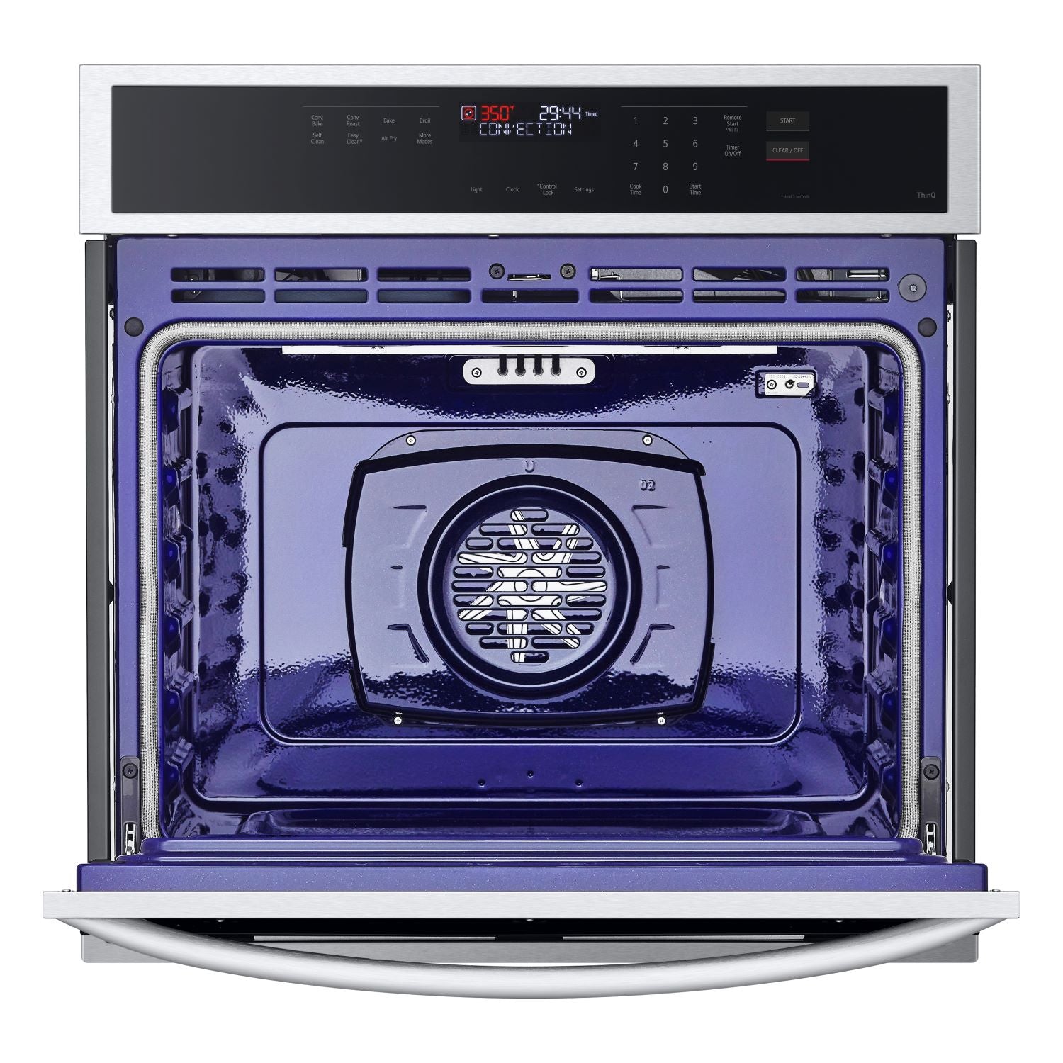 LG Stainless Steel 29.74" Smart Single Wall Oven with
Convection,Air Fry and EasyClean® (4.7 Cu. Ft.) - WSEP4723F