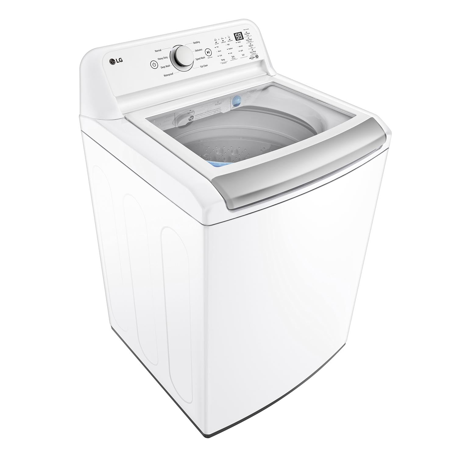 LG White Top Load Agitator Washer with 6Motion™ Technology (5.6 Cu. Ft) - WT7155CW