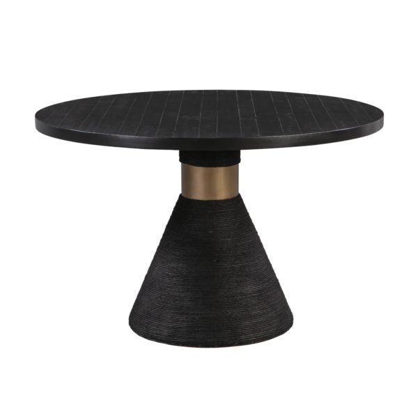 Montangu 48" Rope Dining Table - Black