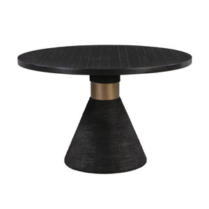 Montangu 48" Rope Dining Table -  Black