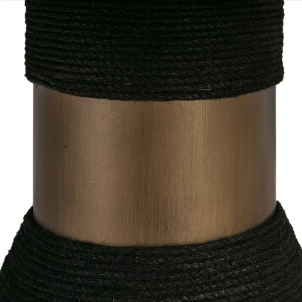 Montangu 48" Rope Dining Table - Black