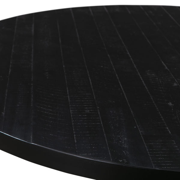 Montangu 48" Rope Dining Table - Black