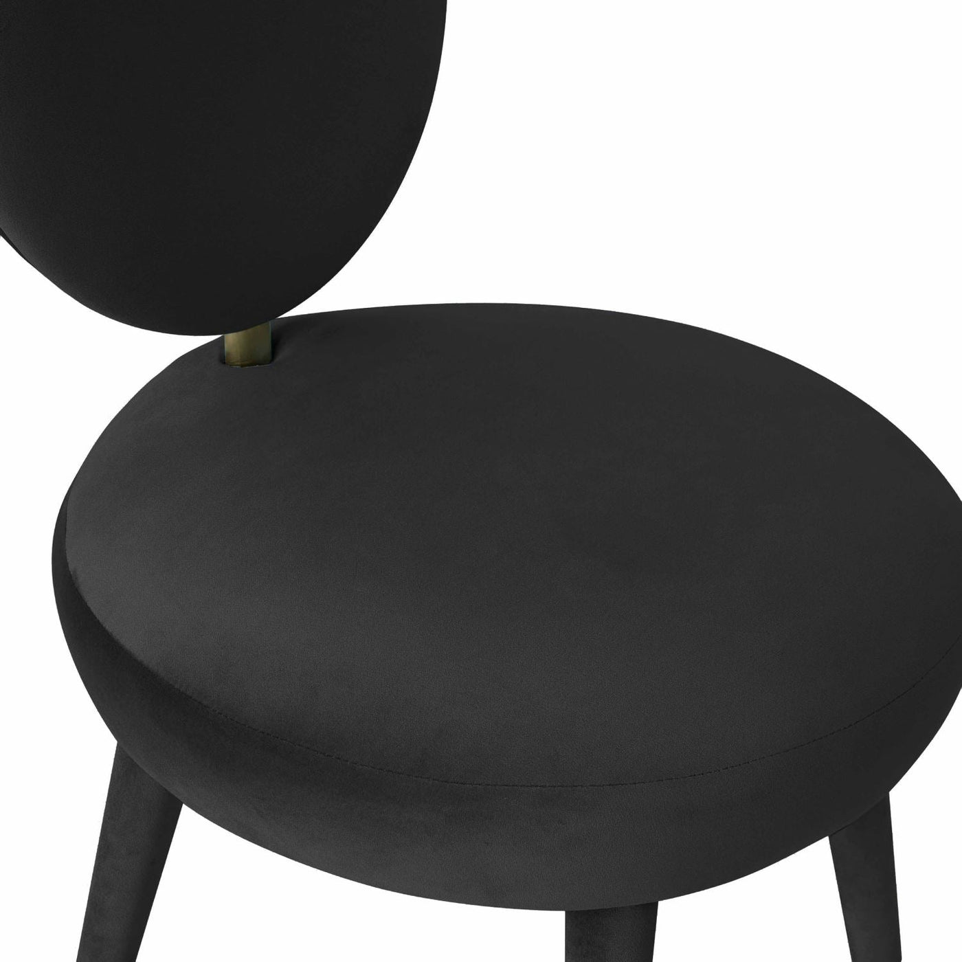 Marisbu Velvet Dining Chair - Black