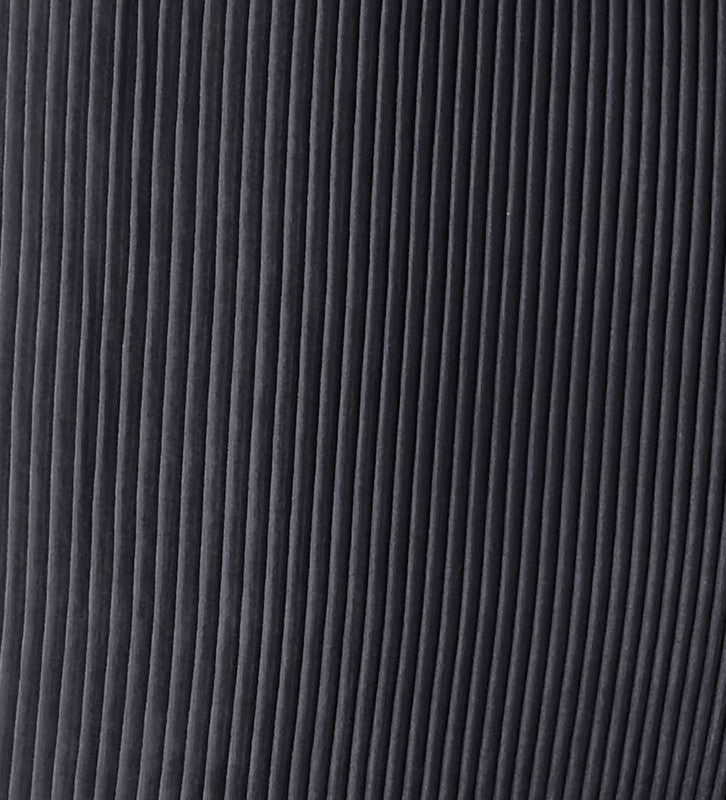 Aries Pleated Velvet Dining Chair - Grey/Gold