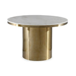 Killaro 47" Round Marble Dining Table