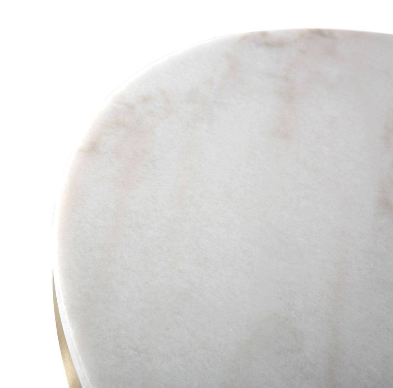 Killaro 47" Round Marble Dining Table