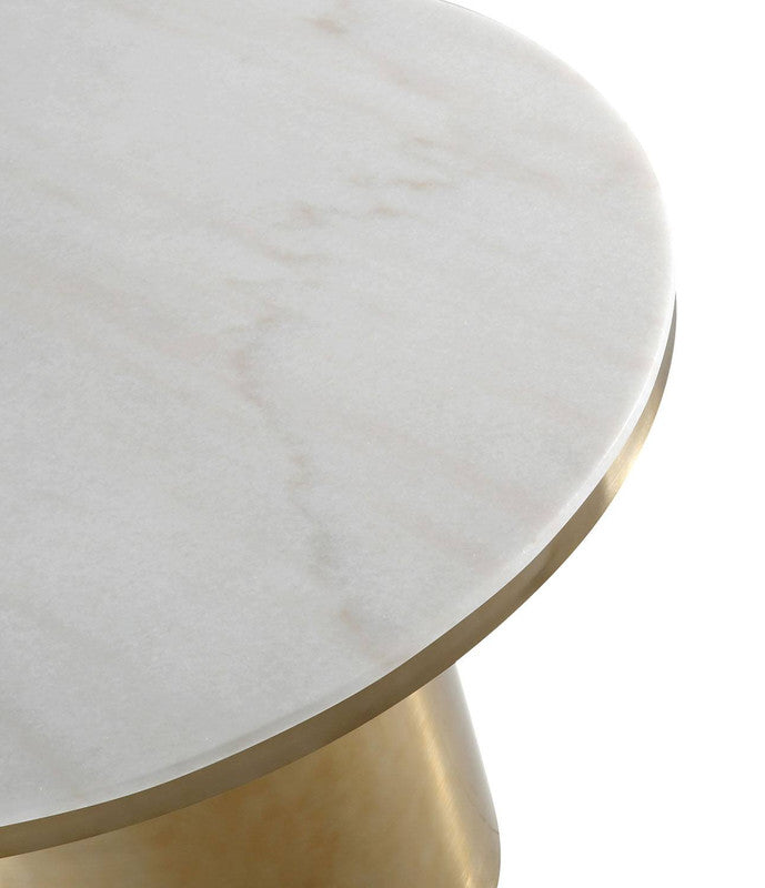 Killaro 47" Round Marble Dining Table