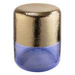 Freesia Side Table - Gold/Blue