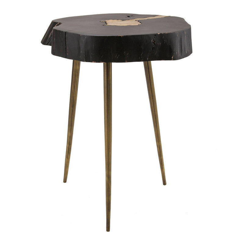 Taaibos Accent Table - Black/Brass