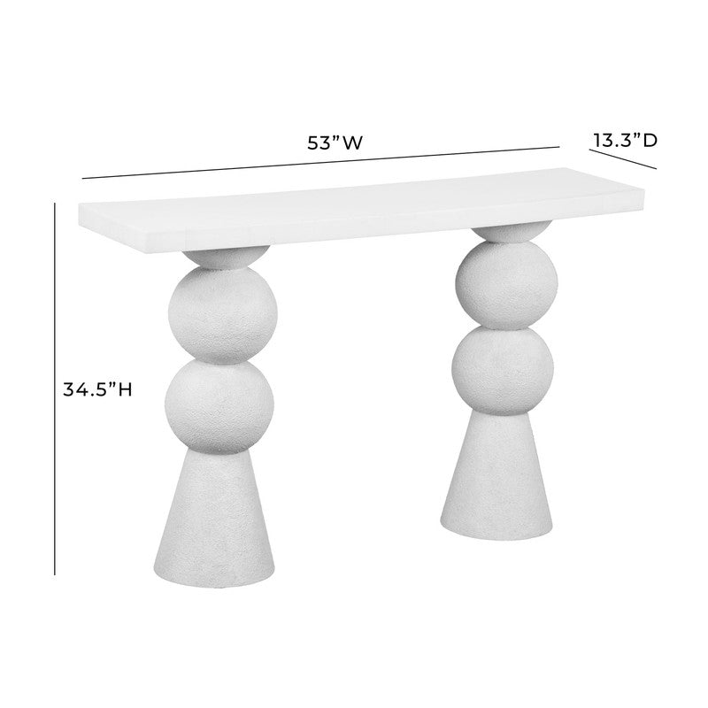 Prato Console Table - White