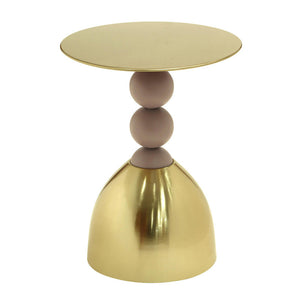 Cremona End Table - Gold