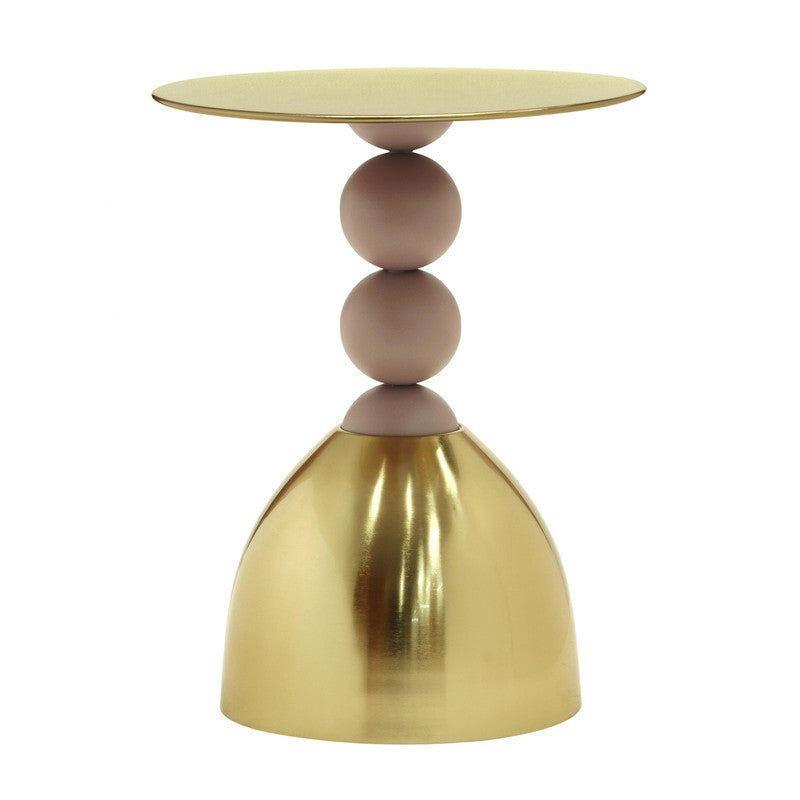 Cremona End Table - Gold