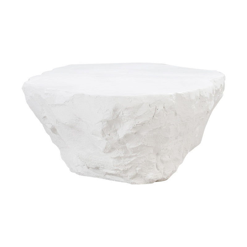 Bergamo Indoor/Outdoor Concrete Coffee Table - White