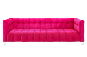 Appolonia Velvet Sofa - Pink