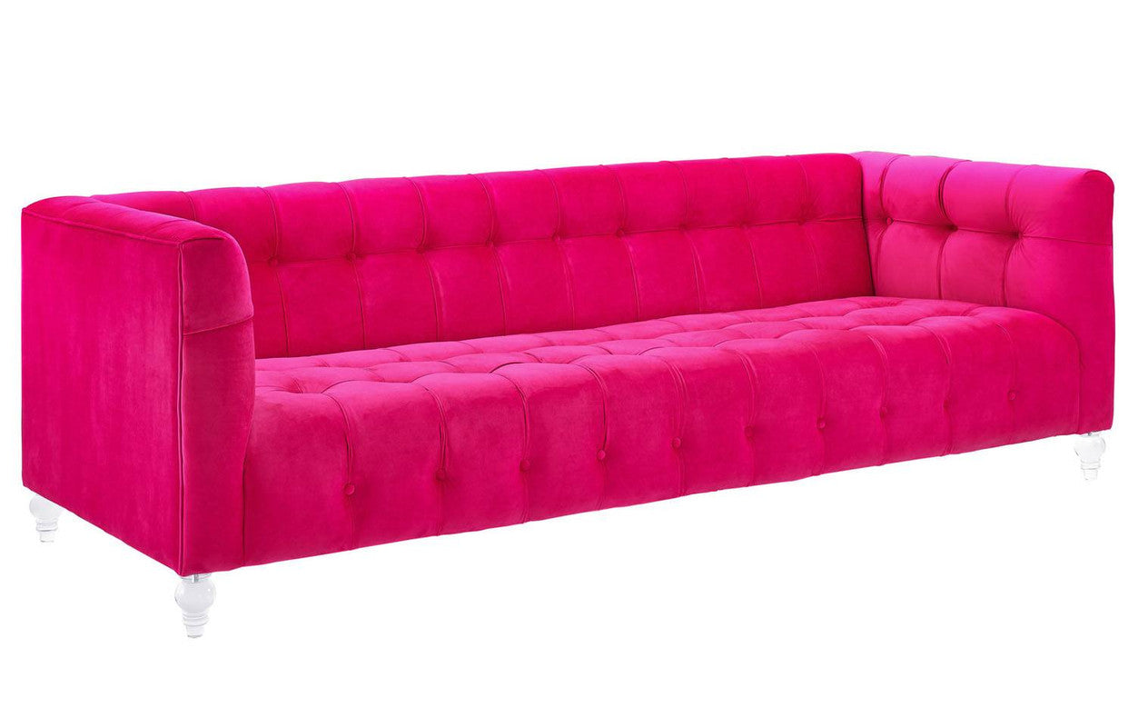 Appolonia Velvet Sofa - Pink