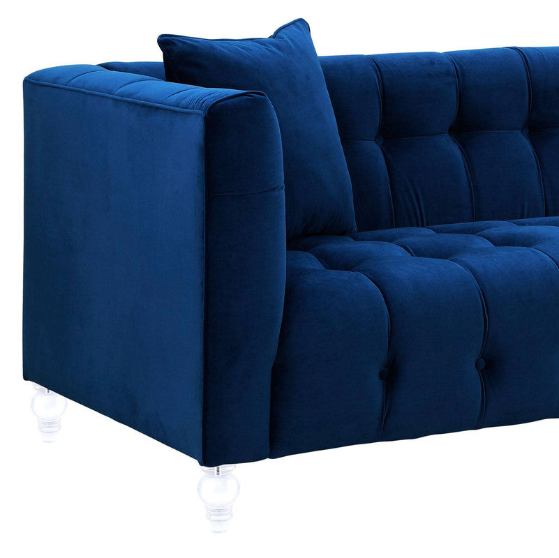 Appolonia Velvet Sofa - Navy