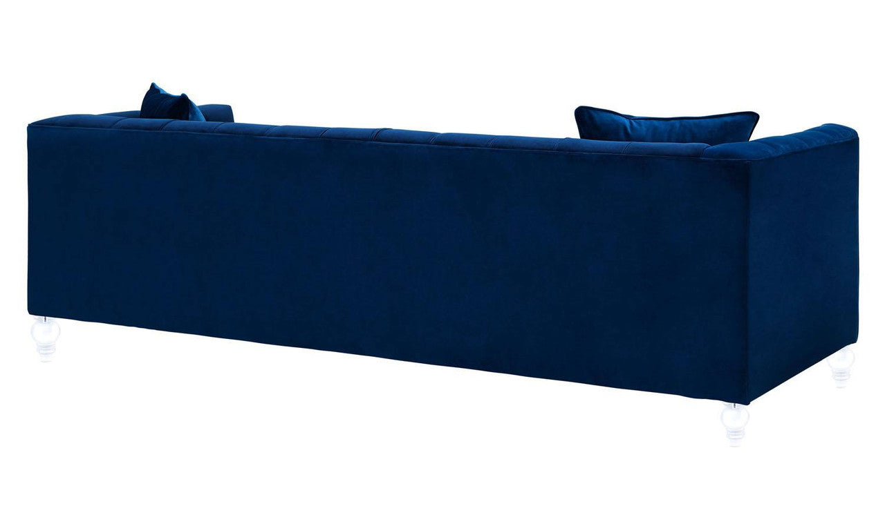 Appolonia Velvet Sofa - Navy