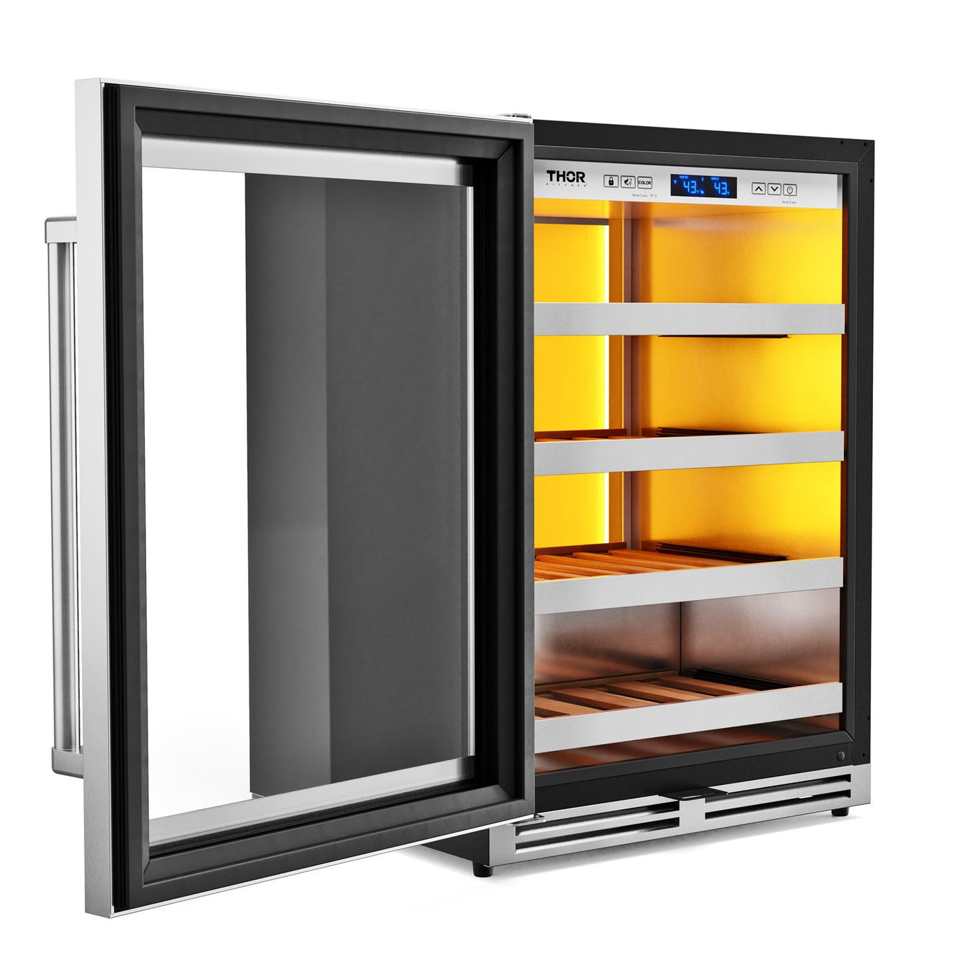 Thor Kitchen Stainless Steel Single Zone Wine Cooler (5.3 cu.ft) - TWC24UL