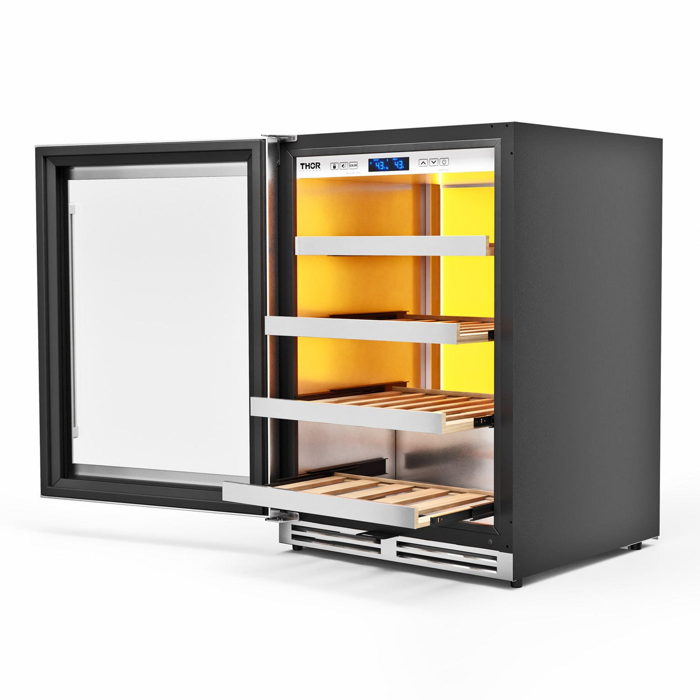 Thor Kitchen Stainless Steel Single Zone Wine Cooler (5.3 cu.ft) - TWC24UL