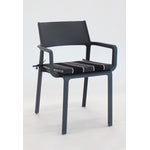 Nardi Rio / Trill 11-Piece Extendable 83"-110" Outdoor Dining Package - Anthracite/Peyton Granite