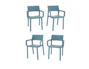 Nardi Trill I Outdoor Dining Arm Chair - Set of 4 - Ottanio