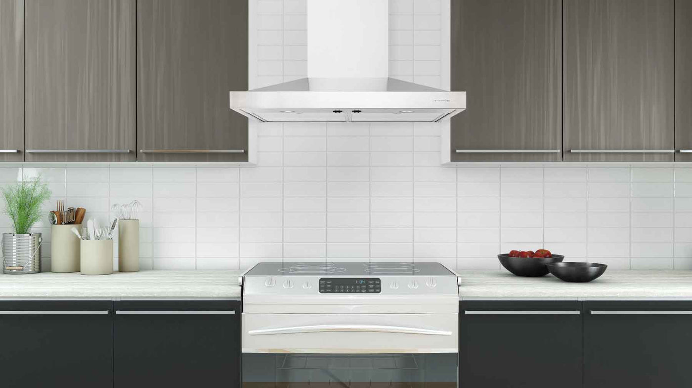 Venmar Stainless Steel 36" 550 Max CFM Pyramid Chimney Range Hood - VCS50036SS