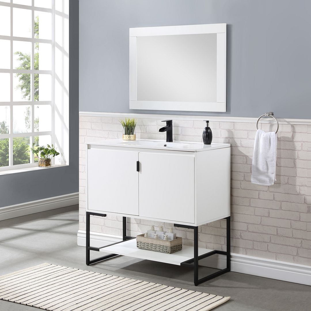 Dreslette 36" Vanity Sink - White