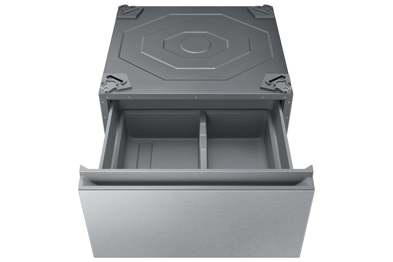 Samsung BESPOKE Stainless Steel Pedestal for 27" Front Load Washer & Dryer - WE502NT/US