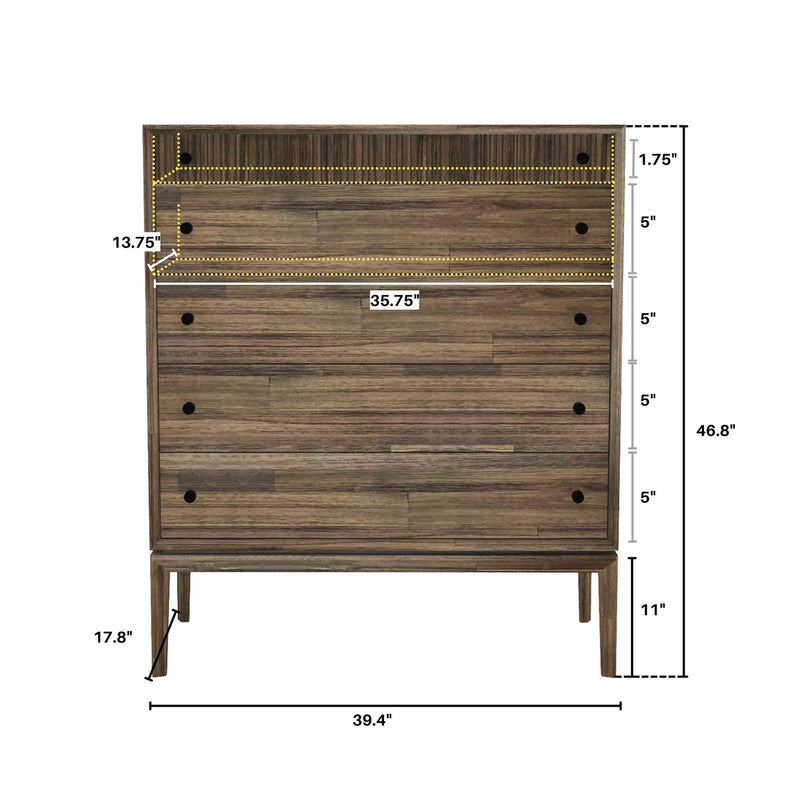 Borgergade Chest - Chestnut
