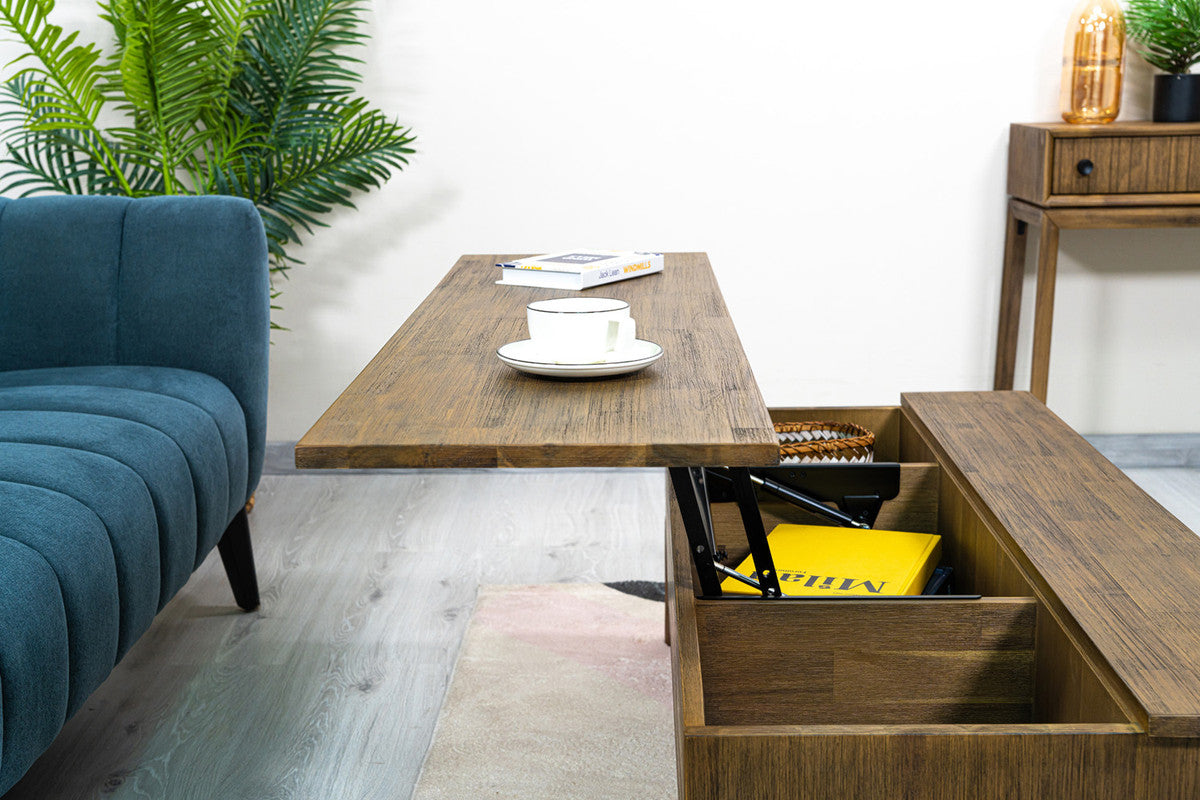 Borgergade Lift-Top Coffee Table - Chestnut